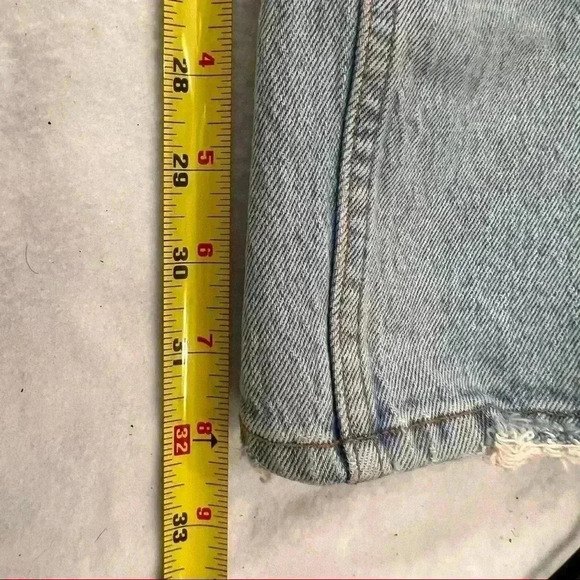 ABERCROMBIE FITCH The 90s Straight Ultra High Rise Jeans Sz 28/ 6L  Medium Wash - Picture 10 of 14